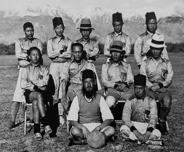 Тибетская сборная по футболу. 1936 год. история, события, фото
