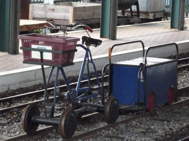 Есть такой вид транспорта — дрезина дрезина, железнодорожный транспорт, необычное, транспорт, эстетика