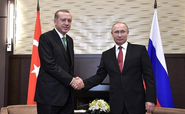 Встреча Путина и Эрдогана