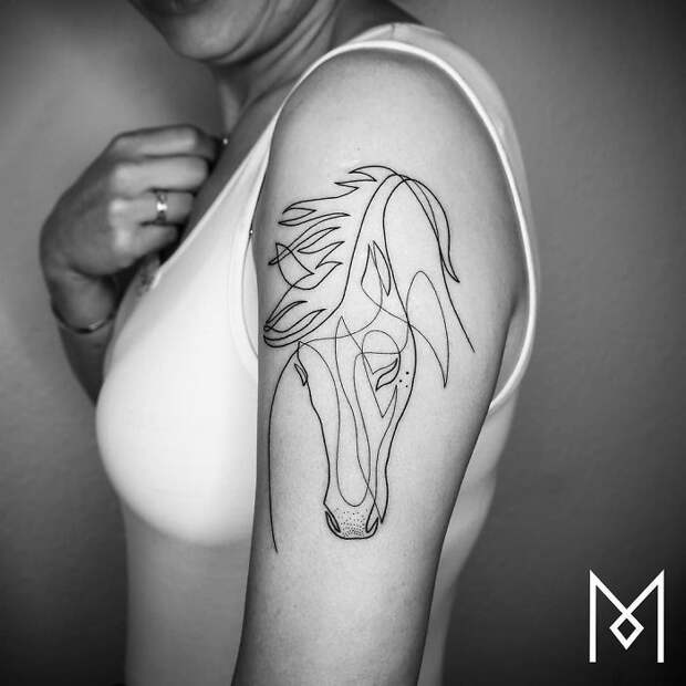 Лошадь. Автор: Mo Ganji.
