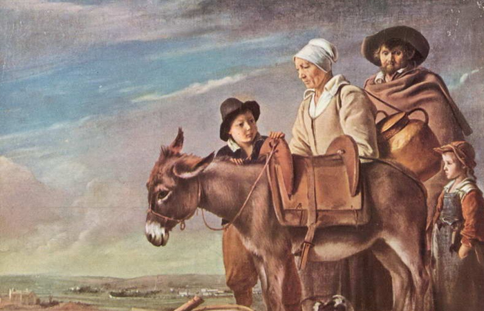 Работа братьев Ленен «Семейство молочницы» (ок 1641)