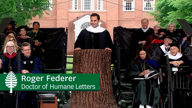 Федерер стал почетным доктором Дартмутского колледжа