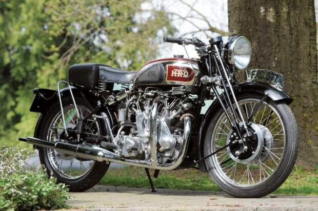 Legendary British Vintage Black мото, мотоцикл