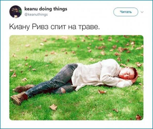 В сети выкладывают фотографии, на которых самый искренний актер Голливуда делает забавные вещи