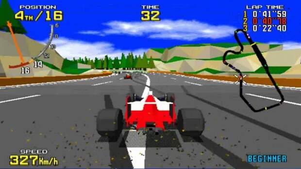 Virtua Racing sega, игры, ностальгия, ретро игры