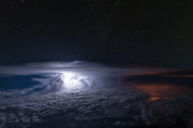 5. Полет над колумбийской Амазонией пилот, фотография, шторм