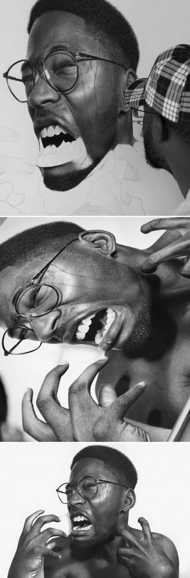 Гиперреалистичные портреты людей Arinze Stanley Гиперреалистичные портреты людей Arinze Stanley