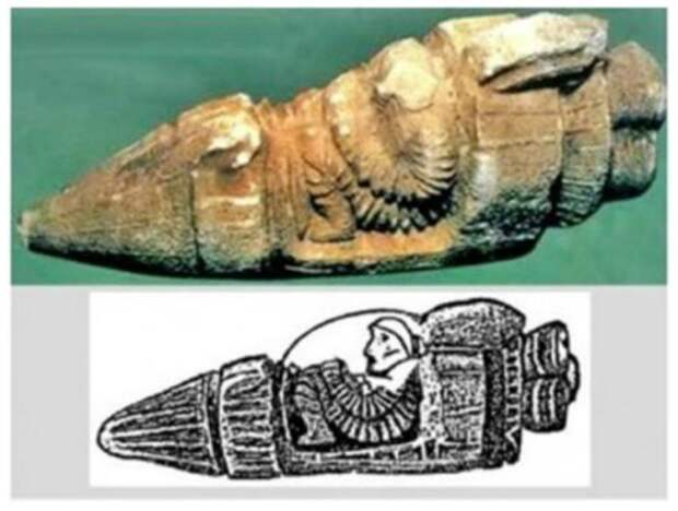 Древнейшее изображение космонавта обнаружено во время раскопок в районе Русахинил близ Вана и хранится в Стамбульском археологическом музее археология, загадки, нло, предки, рисунки, тайны, ученые, фрески