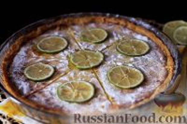 Фото к рецепту: Лаймовый пирог (Key Lime Pie)