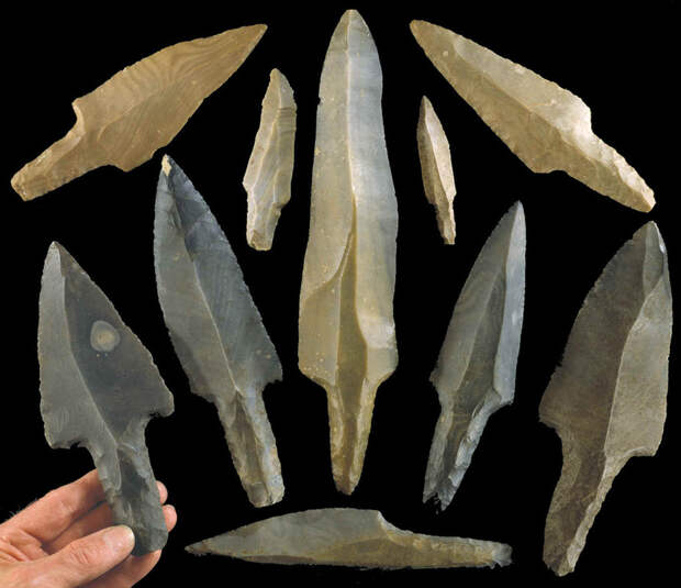Каменные ножи майя из Белиза. itzaarchaeology.com - Тайясаль 1695–1696: последний бой капитана Диаса | Warspot.ru
