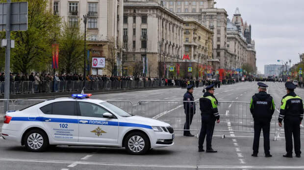 Где перекроют движение в Москве 9 мая