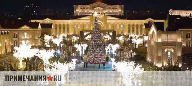 100 километров гирлянд использовали для праздничного украшения Нового Херсонеса