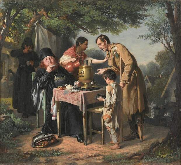 Василий Перов «Чаепитие в Мытищах», 1862 год