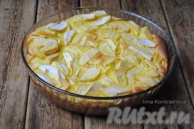 Клафути с яблоками
