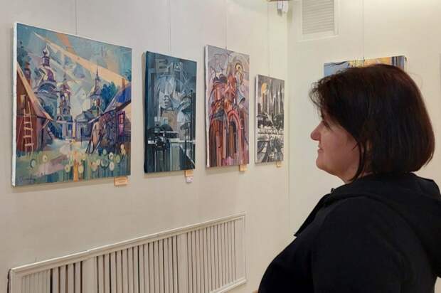 В библиотеке на Башиловской открылась выставка пленэрной живописи