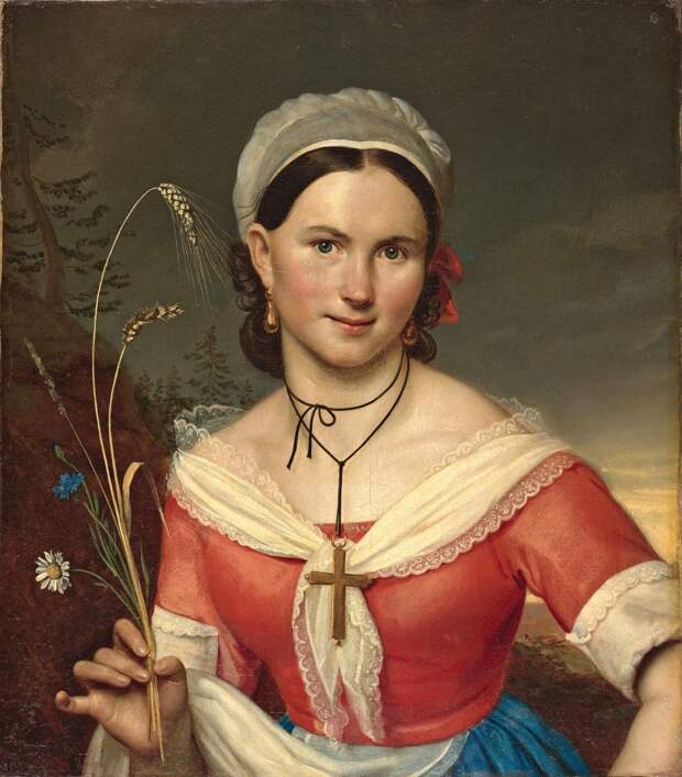О. Кипренский. Портрет актрисы Екатерины Телешовой. 1828 год