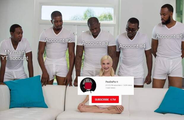 PewDiePie против T-Series