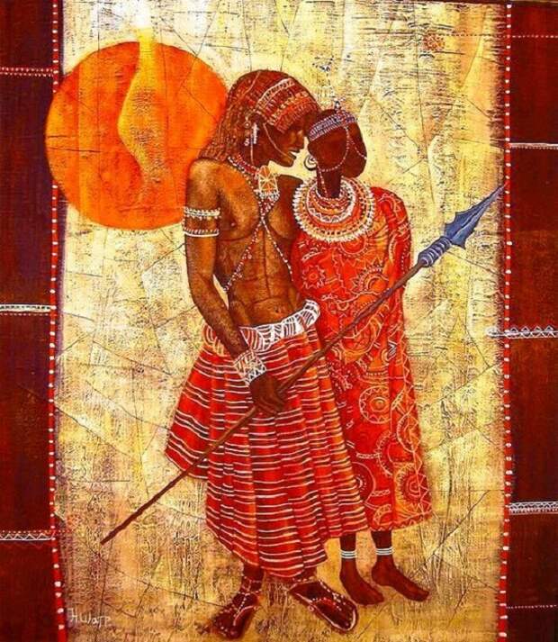 Африканские этнические мотивы от Наталии Шатровой.