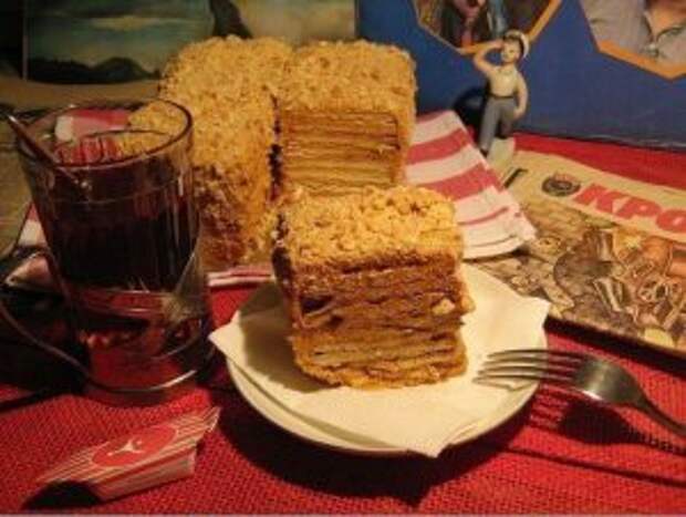 Фото к рецепту: Подборка из 10 ти рецептов тортов из печенья