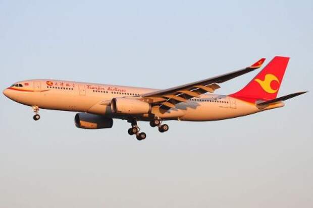 Airbus A330-243 авиакомпании Tianjin Airlines