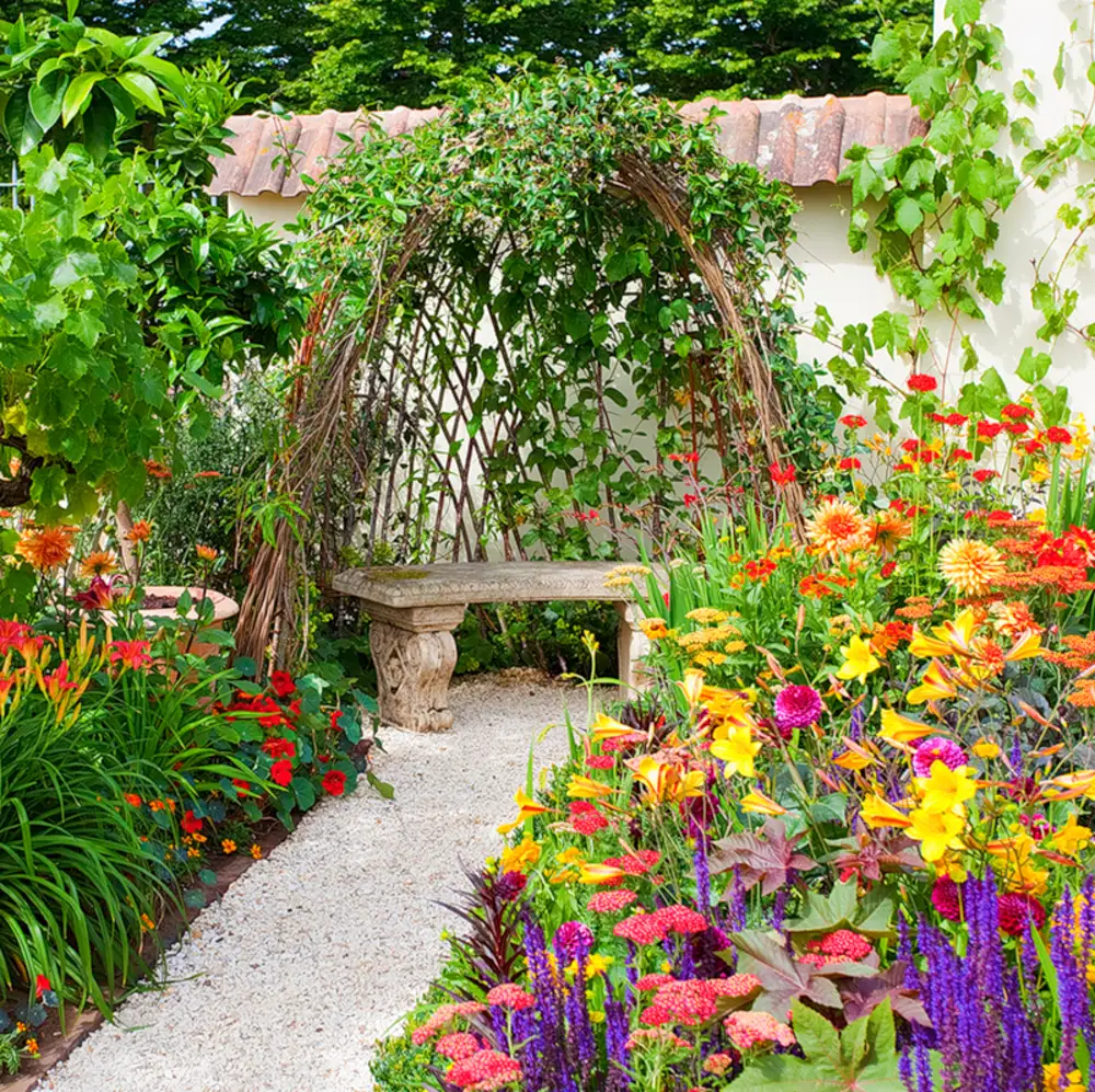 как сделать красивый сад фото