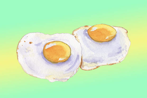 Яйца на завтрак для пожилых людей