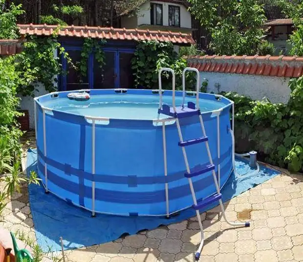 Как сделать бассейн во дворе