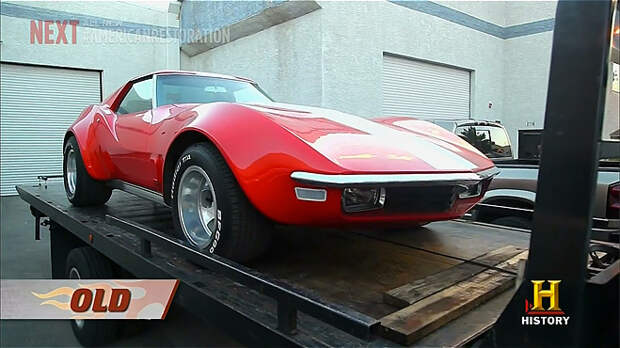 patriotic muscle car