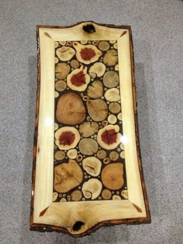 Спилы, плиточки, бруски pinterest, дерево, мебель, пол, длиннопост, подборка