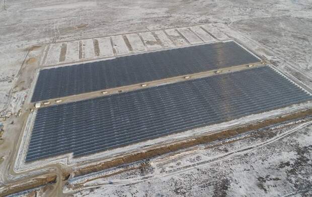 Компания «Хевел» запустила под Астраханью вторую очередь крупнейшей солнечной электростанции в РФ Хорошие, добрые, новости, россия, фоторепортаж