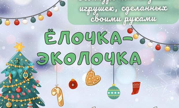 ЯмалЭкоДом предлагает салехардцам поучаствовать в конкурсе создания экологических украшений для новогодней ёлки