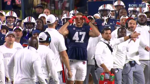 Auburn Player Reaction Alabama Iron Bowl