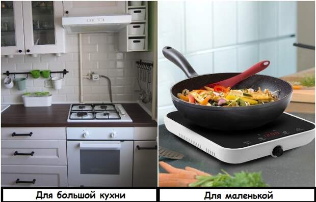 Замените газовую плиту на переносную варочную панель