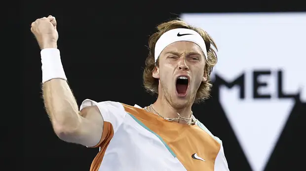 Рублёв в четырёх сетах уступил Чиличу в третьем круге Australian Open