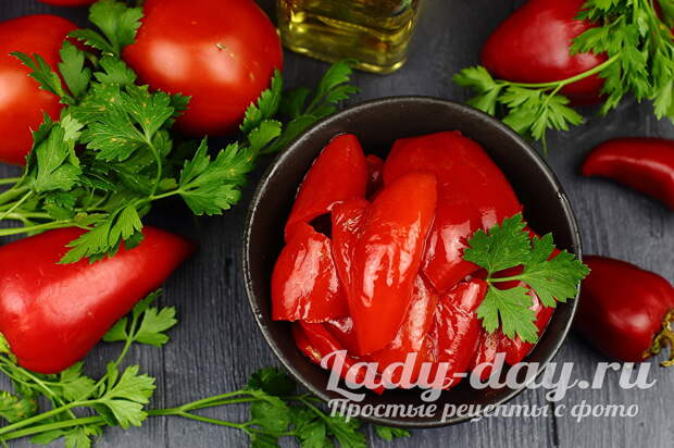 маринованный болгарский перец рецепт быстрый и вкусный