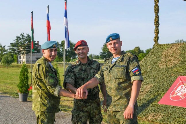 военные учения "Славянское братство"