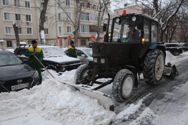 Уборка двора / Фото: Андрей Дмытрив