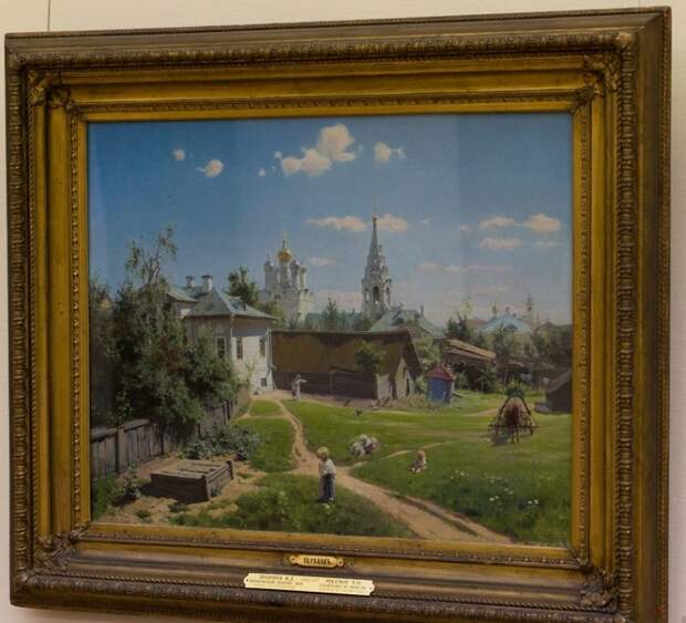 Московский дворик. В. Д. Поленов. Третьяковская галерея. | Фото: msk-guide.ru. Московский дворик. В. Д. Поленов. Третьяковская галерея. | Фото: msk-guide.ru.