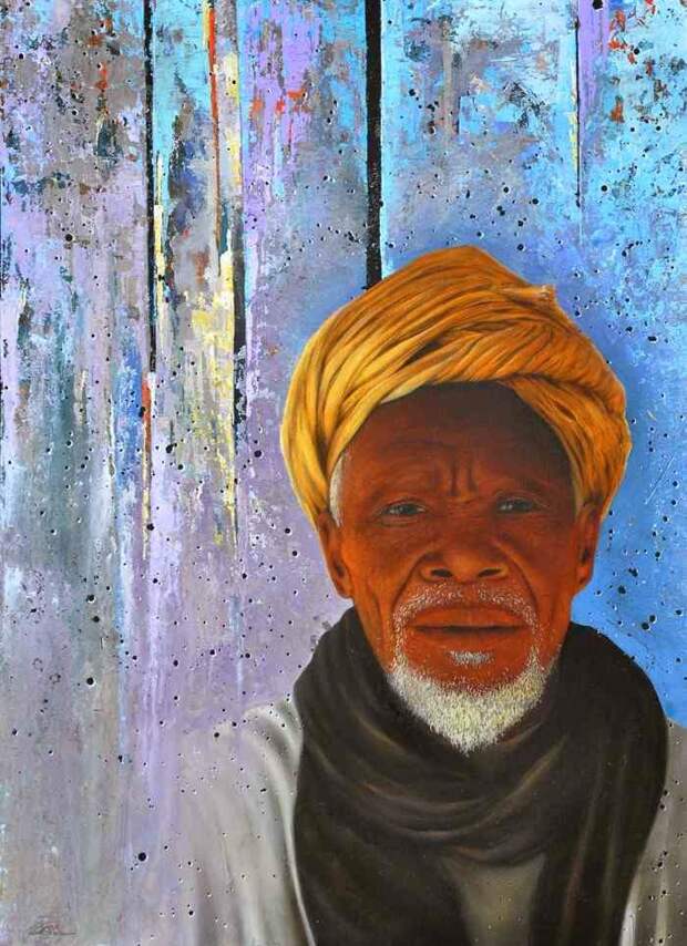 Алжирский художник. Rekouane Kamel