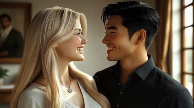 Россиянка и китаец / Изображение сгенерировано YandexGPT 5 Pro / amic.ru