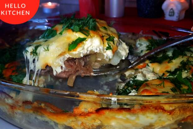 Мясо по-французски, из говядины