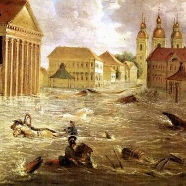 Потоп 18 века в картинах и фото