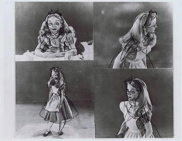 Мультяшную Алису в стране чудес 1951 года сыграла реальная девочка: фото, как это было