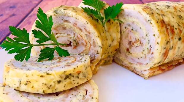 Куриный рулет с сыром: много-много вкуснейшей закуски Куриный рулет с сыром: много-много вкуснейшей закуски