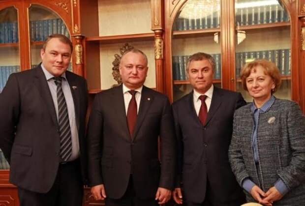 Додон: Парламент Молдавии укрепит дружбу с российской Госдумой