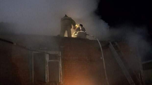 Пожар в Бийске / Фото: МЧС Алтайского края