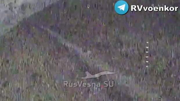 Эпичное уничтожение пехоты ВСУ под Красноармейском сняли на видео