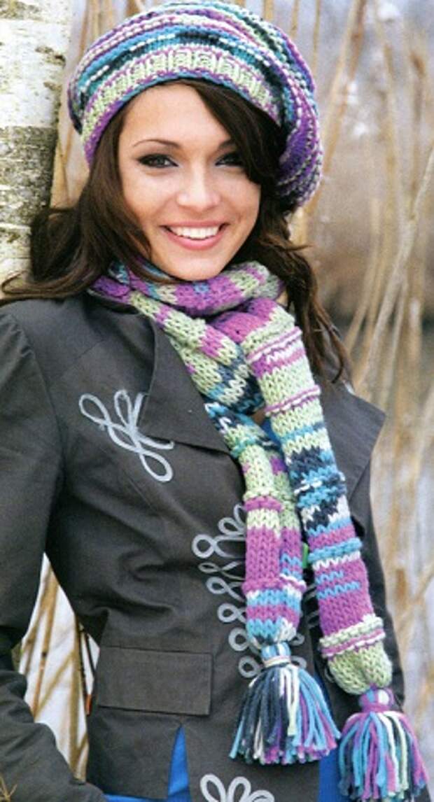 Как стильно носить шарф