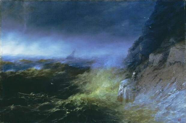 И. К. Айвазовский, «Буря на Черном море», 1875 г.