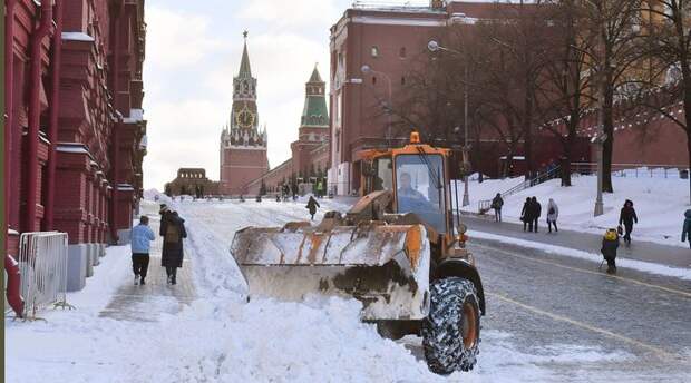 Снегопад в Москве